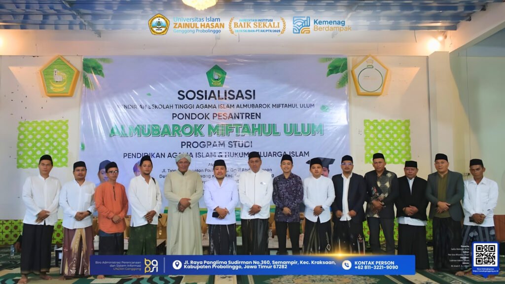 Kerja sama UNZAH Genggong dengan Pondok Pesantren Al-Mubarok Miftahul Ulum Kubu Raya dalam pengembangan STAI