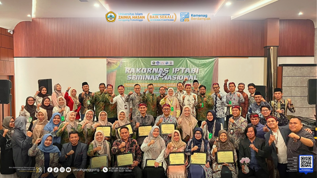 Ketua Program Studi Tadris Bahasa Indonesia Fakultas Tadris Umum UNZAH Genggong, Magfirotul Hamdiah, mengikuti Rakornas IPTABI dan Seminar Nasional 2026 di Pamekasan, Kamis (17/9/2026).